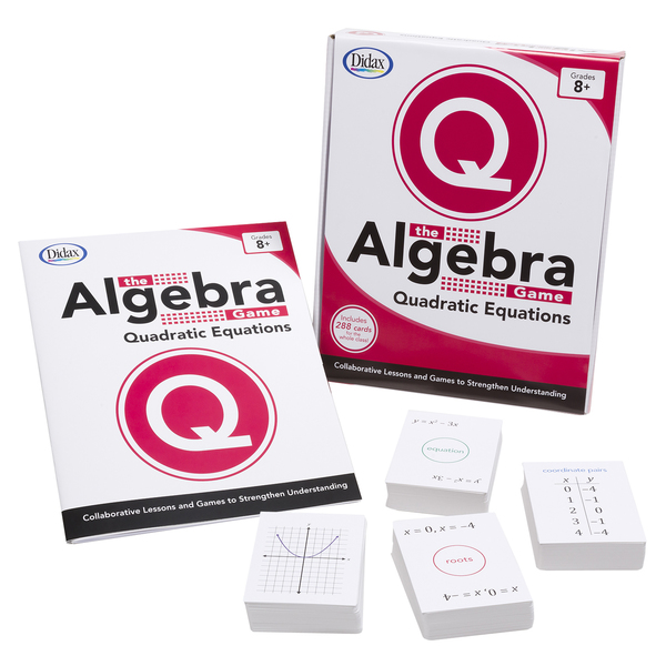 Didax The Algebra Game: Quadratic Equations Basic 211754